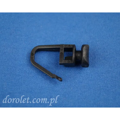 TS safety pin with slide - black